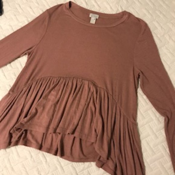 West Of Melrose Rose-Colored Top - Picture 4 of 4